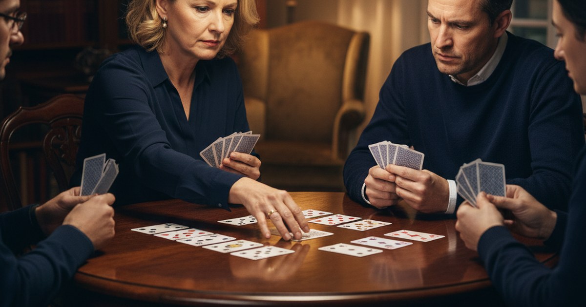 People playing contract bridge: The Dangerous Opponent