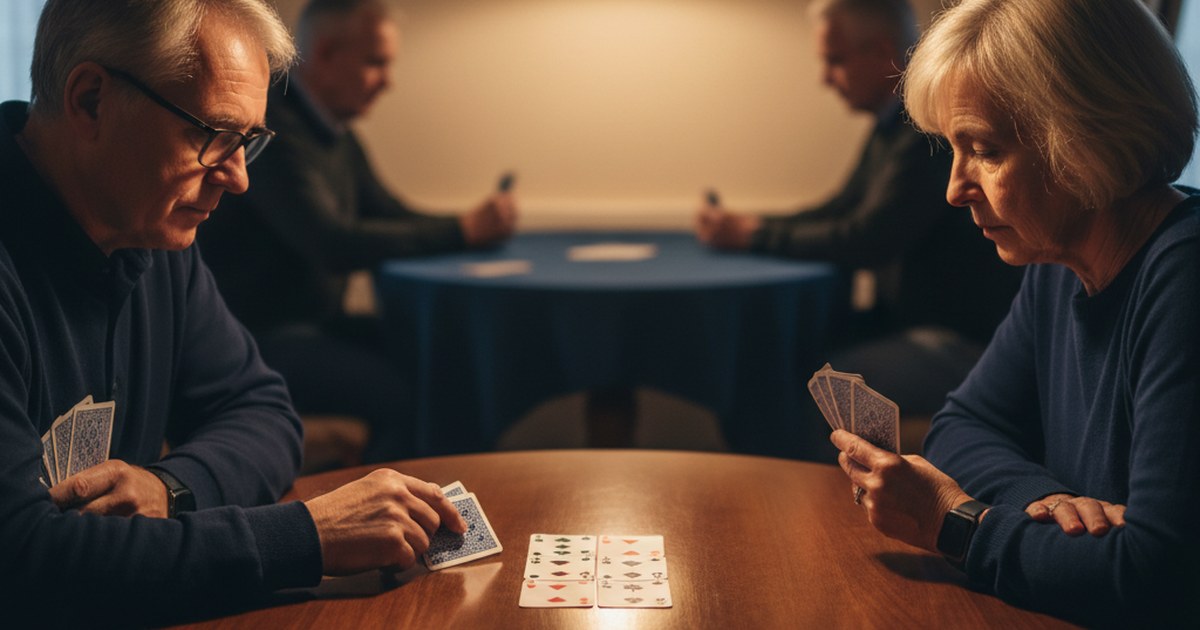 People playing contract bridge: Discarding