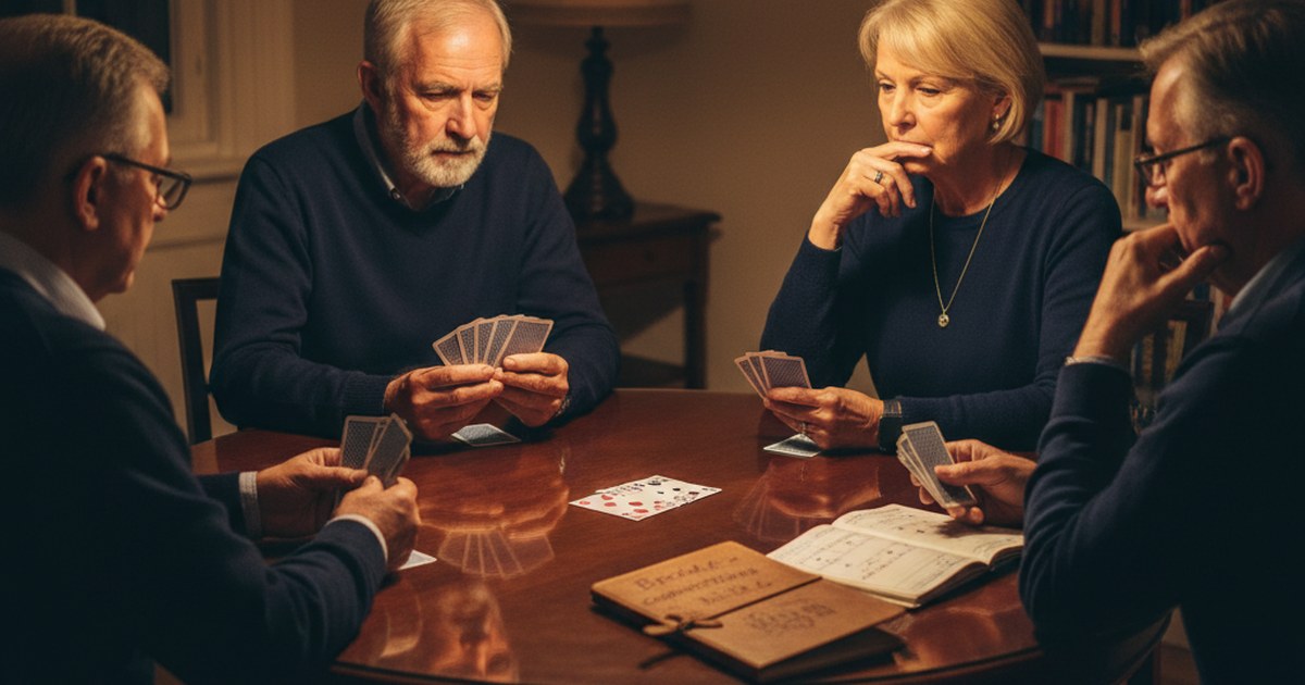 People playing contract bridge: Simple Squeezes